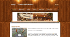 Desktop Screenshot of garyscustommadeknives.com